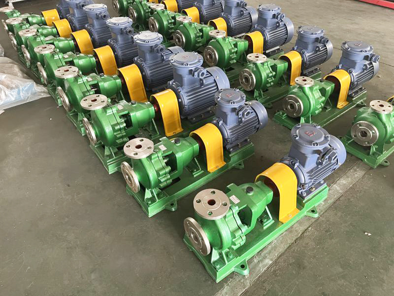 IH stainless steel centrifugal pump Jilin project